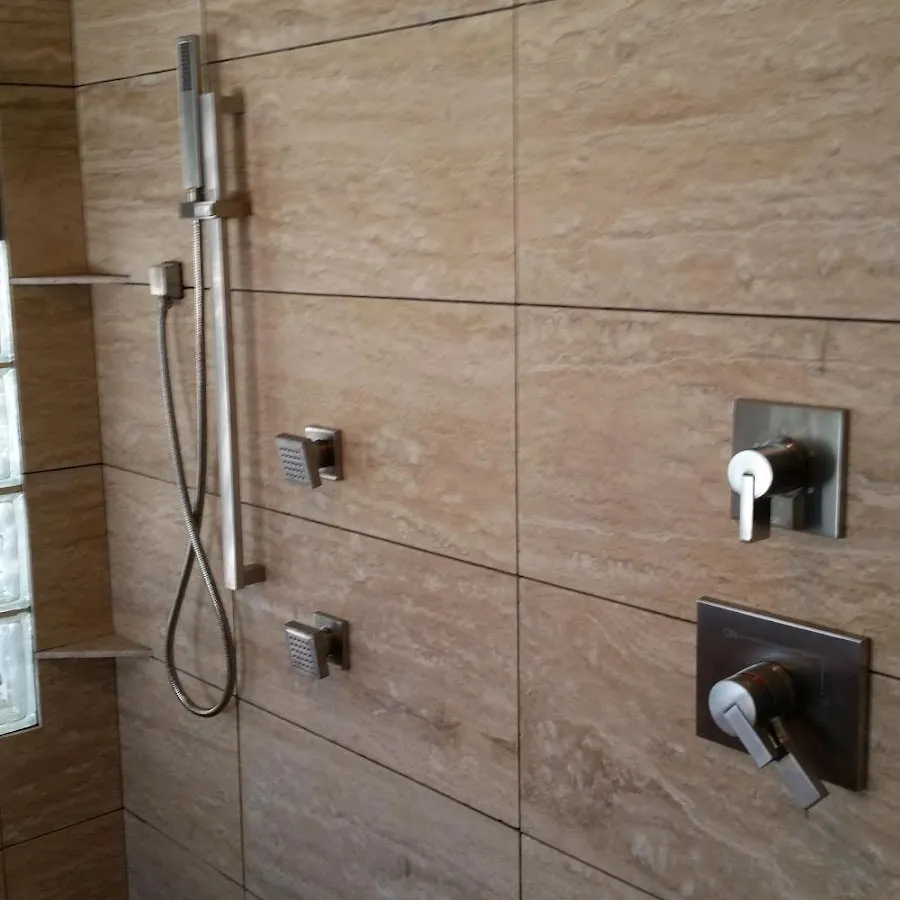 Shower fixture installation for Water Heater Replacement in Carroll